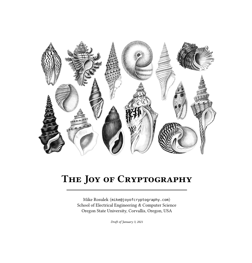 The Joy of Cryptography