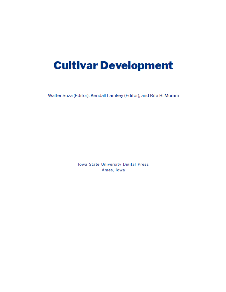 Cultivar Development