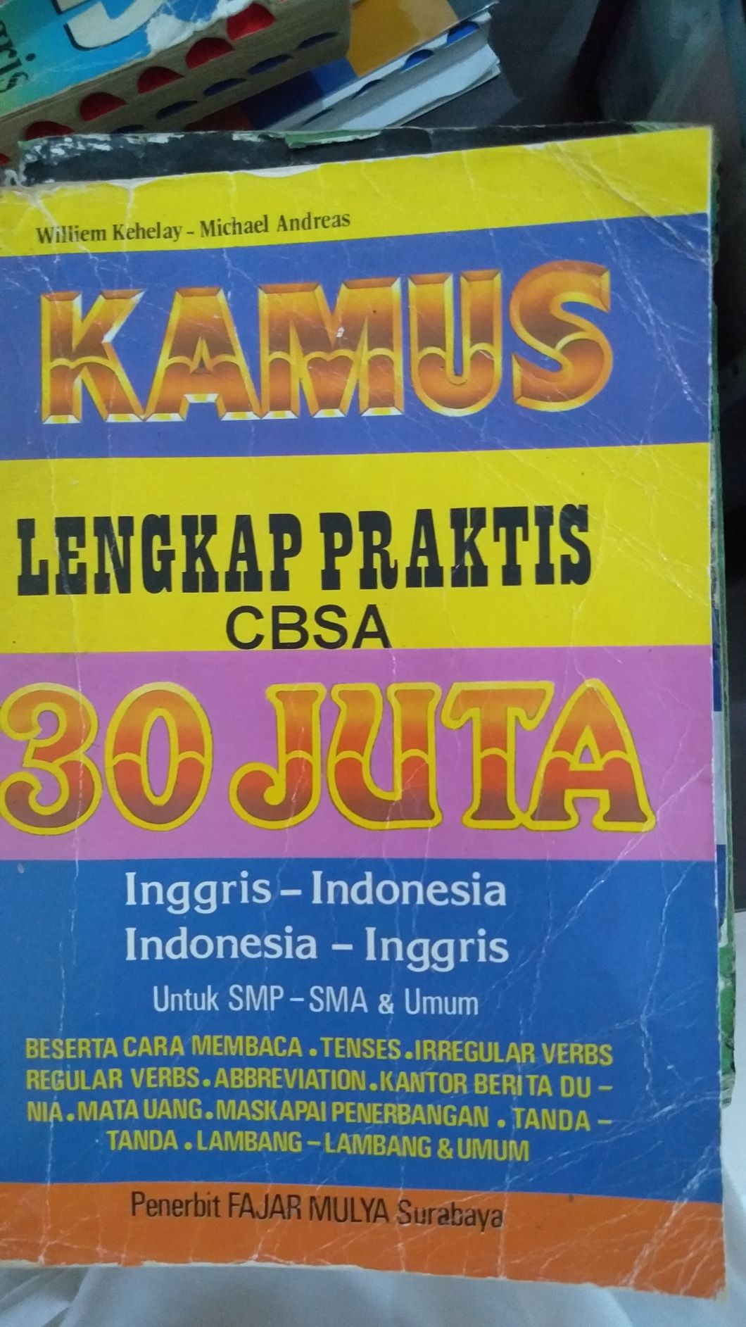 Kamus Lengkap Praktis CBSA 30 Juta Inggris-Indonesia, Indonesia-Inggris