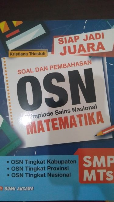 Soal dan Pembahasan OSN ( Olimpiade Sains Nasional ) Matematika SMP/MTs