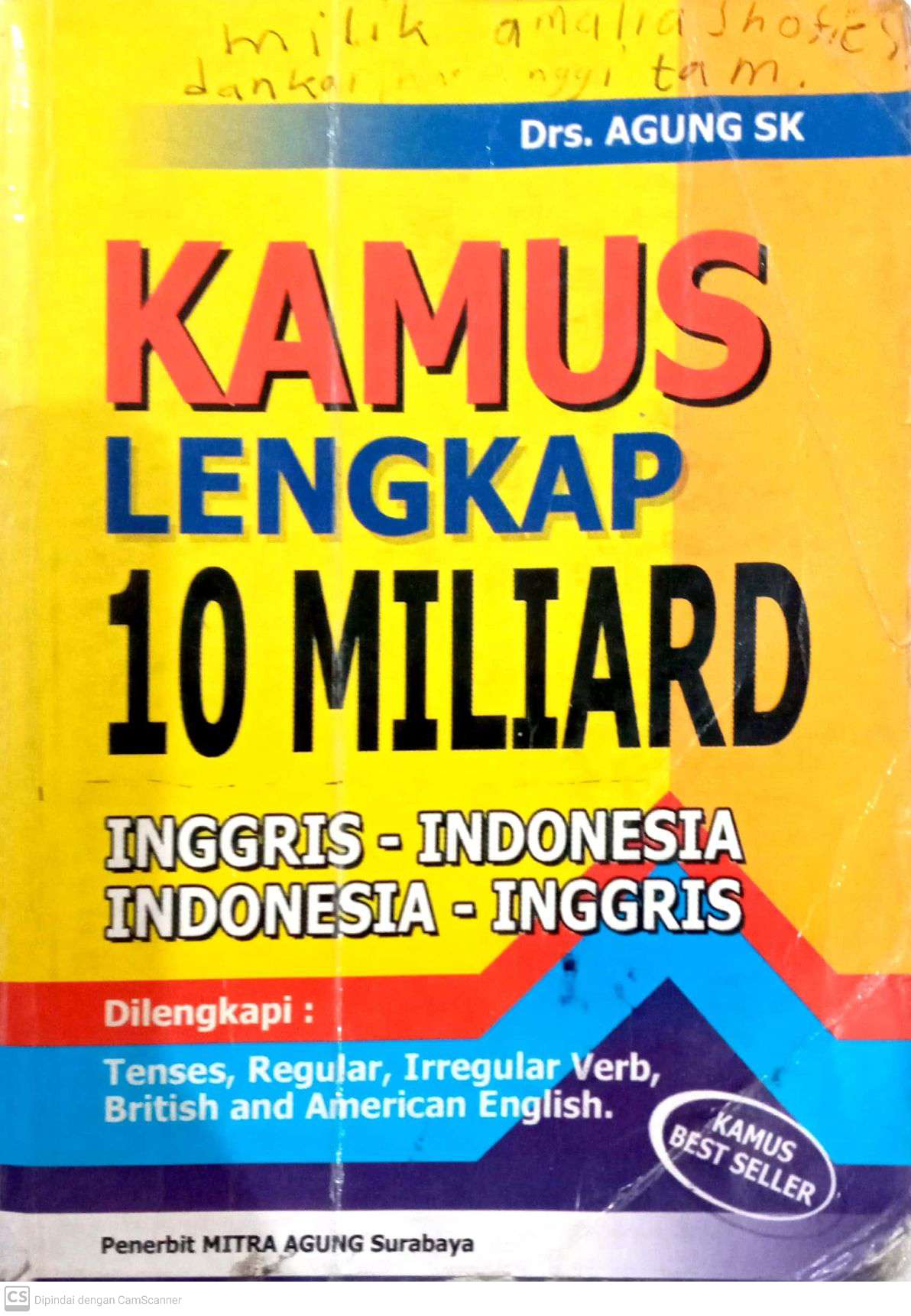 Kamus Lengkap 10 Milard (Inggris-Indonesia  Indonesia-Inggris)