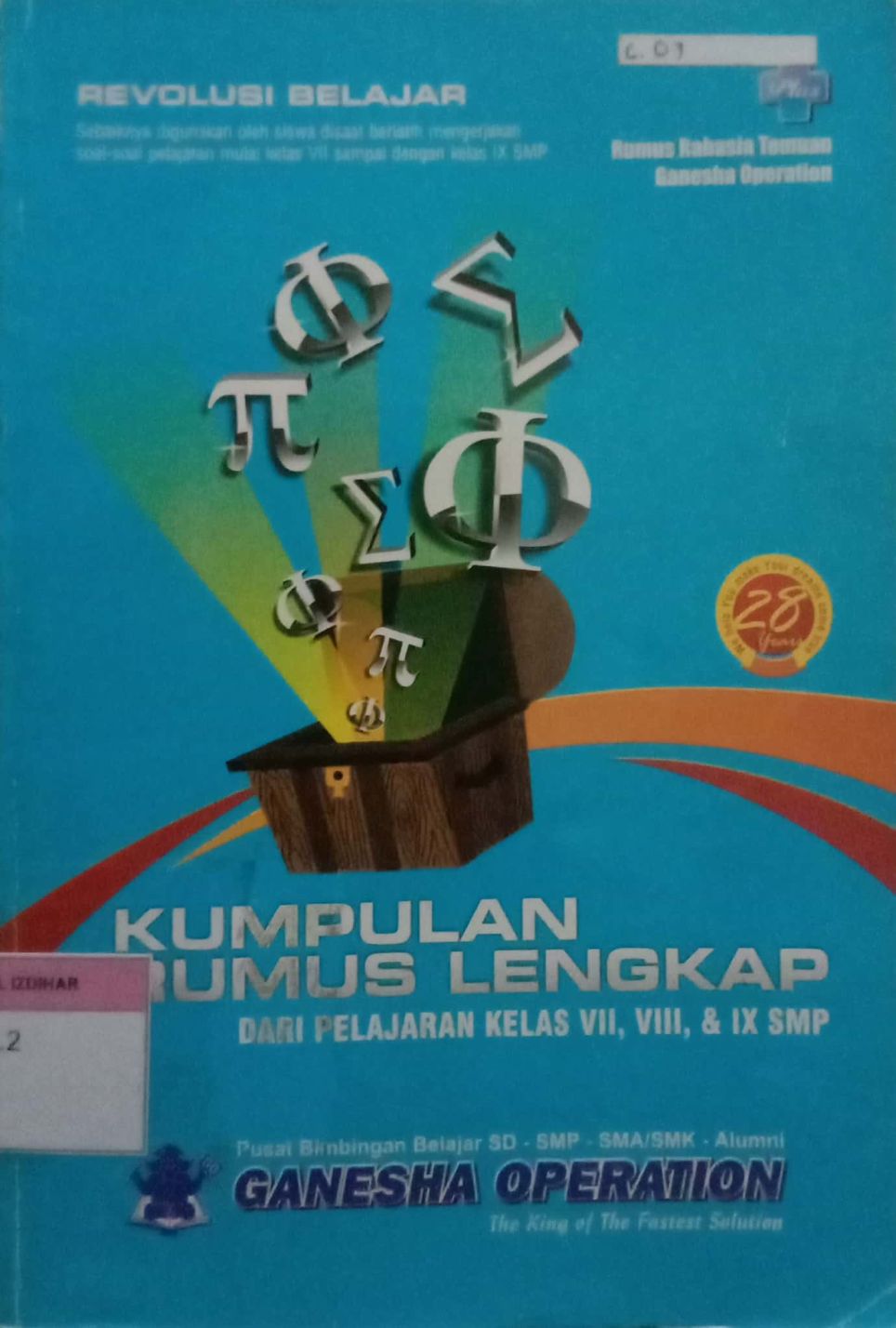 Kumpulan Rumus Lengkap dari Pelajaran kelas VII, VIII, IX SMP