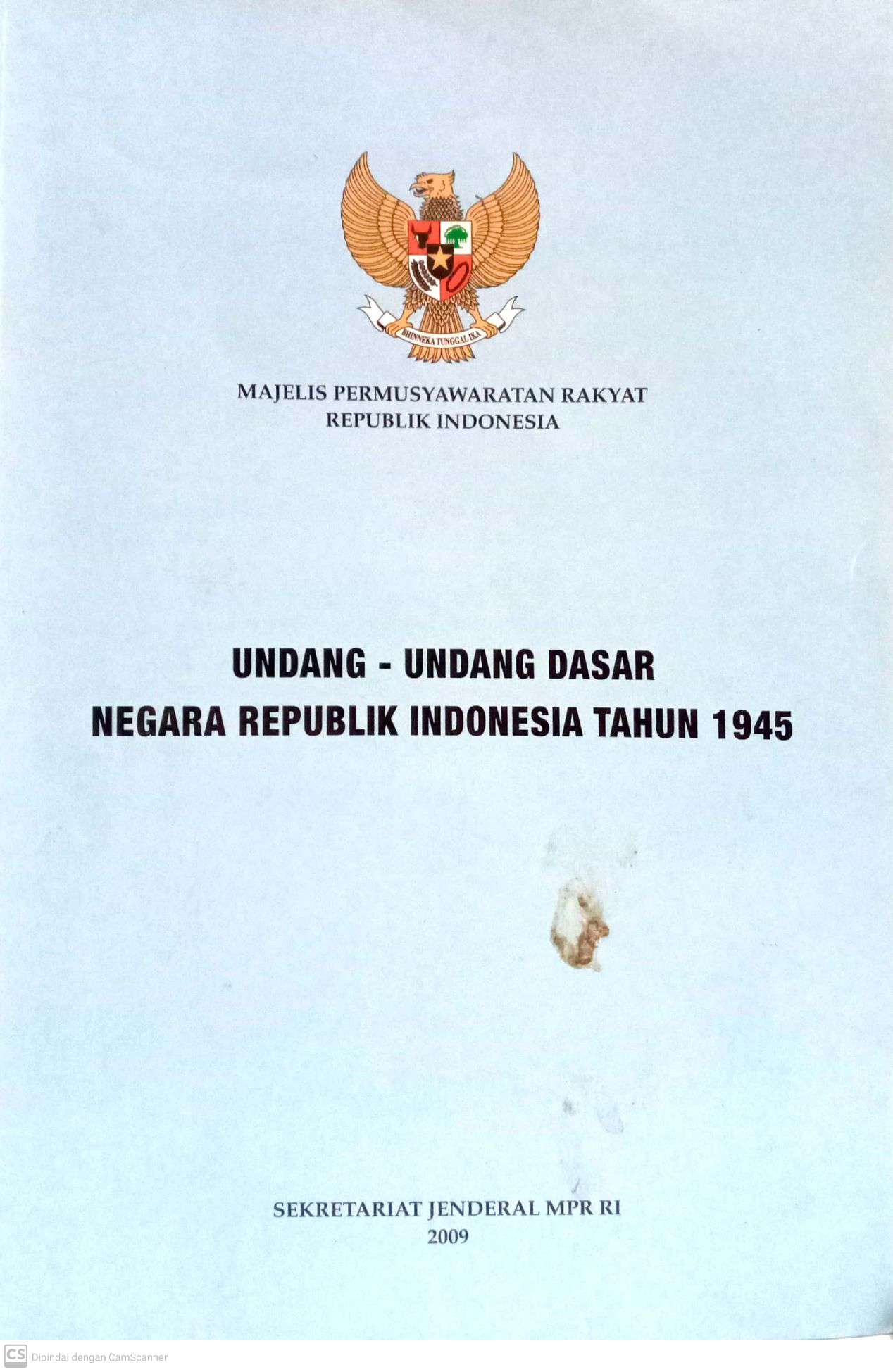 Undang-undang Dasar Negara Republik Indonesia Tahun 1945